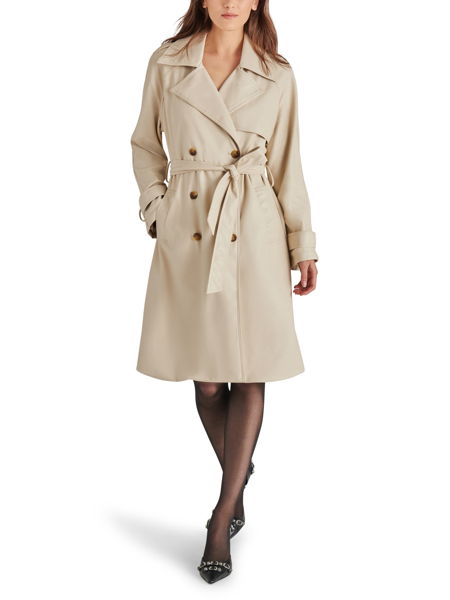 ILIA TRENCH COAT - BONE