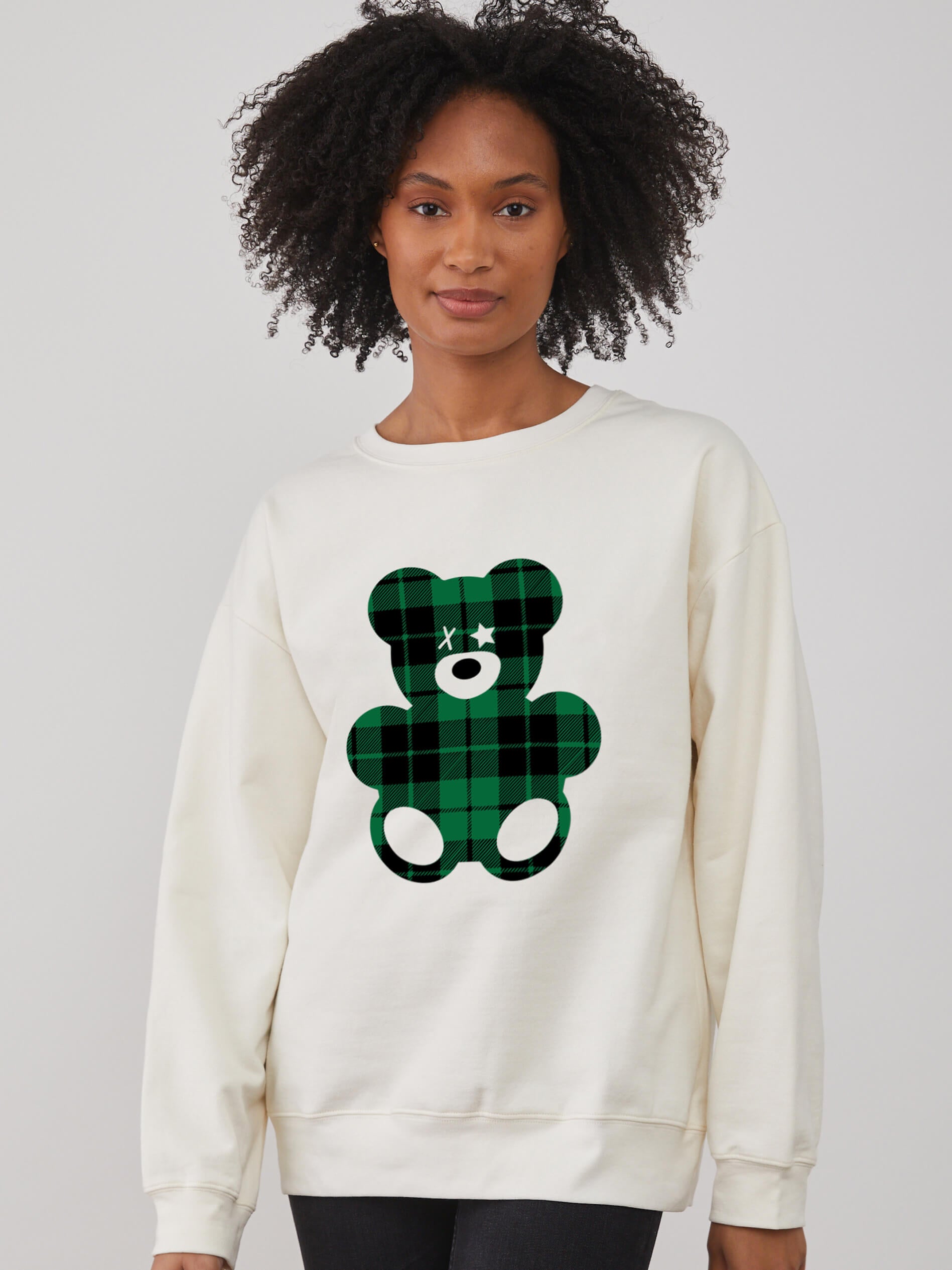 ALEXA OVERSIZED SWEATER - TEDDY BEAR