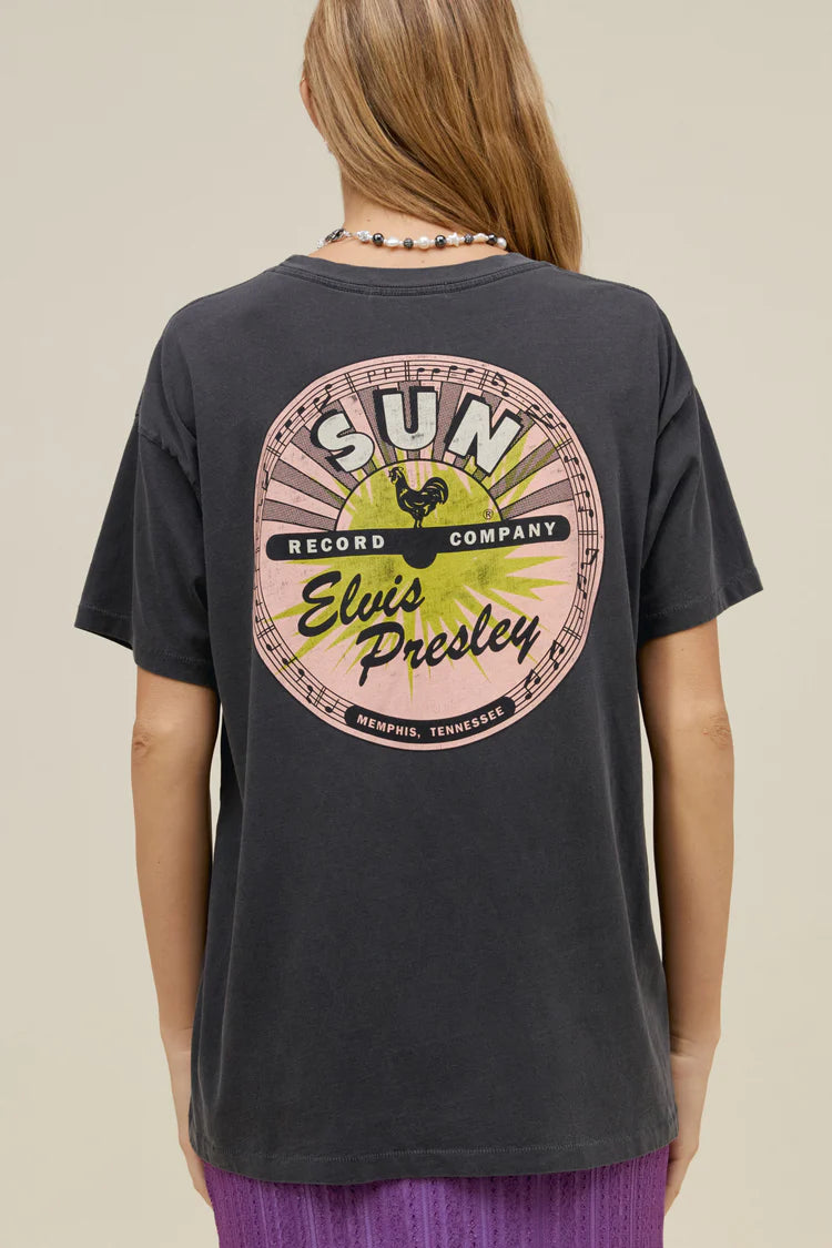 SUN RECORDS X ELVIS BROKE THE RULES MERCH TEE