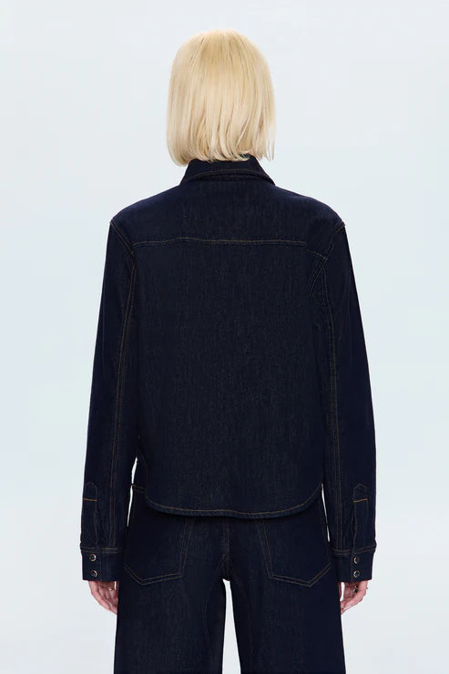 THEA DENIM SHIRT - NIGHTFALL
