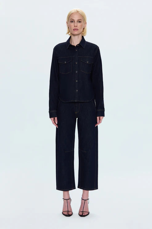 THEA DENIM SHIRT - NIGHTFALL