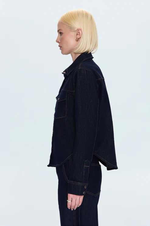THEA DENIM SHIRT - NIGHTFALL