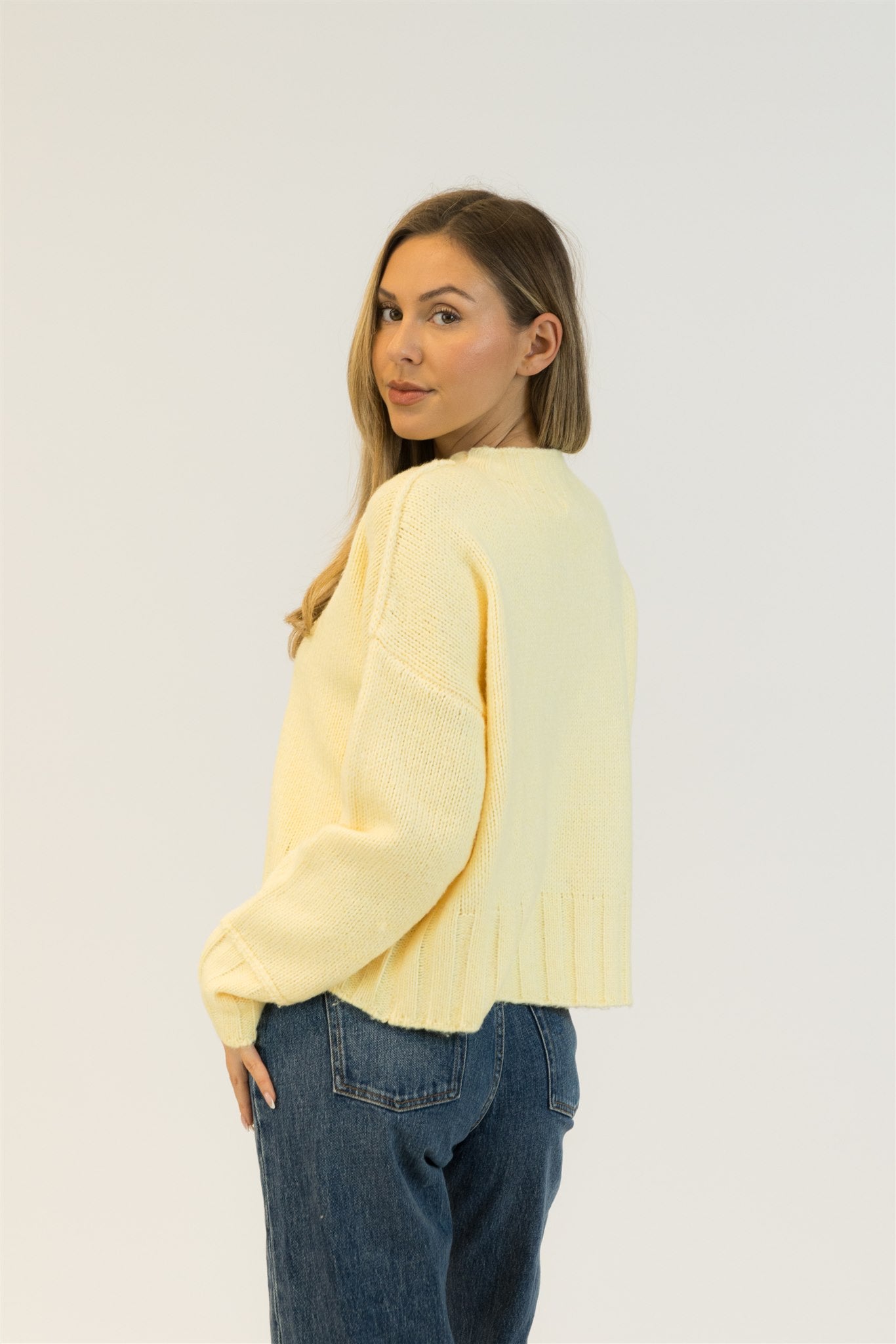 TIMMY SWEATER - LEMON DROP