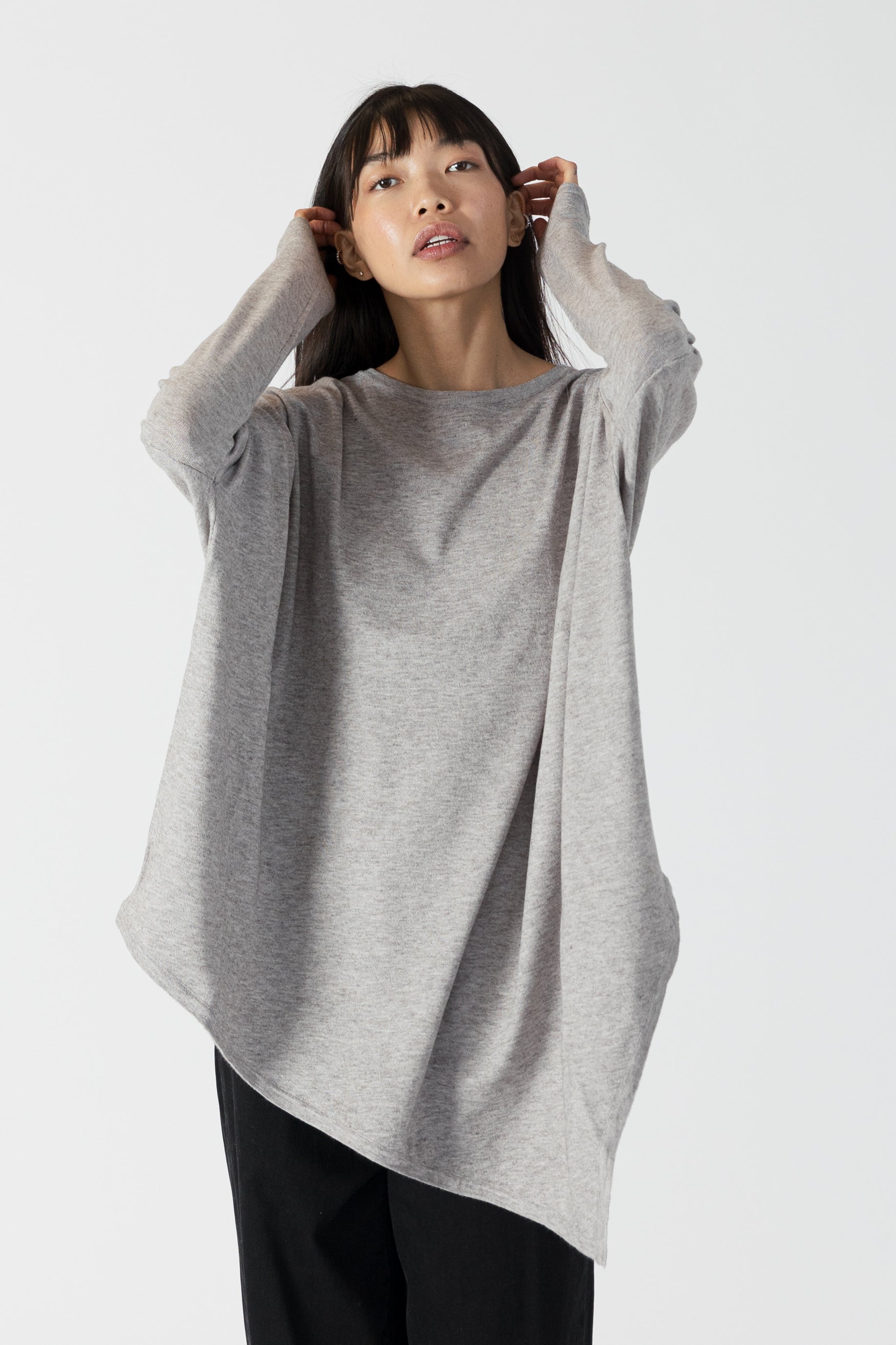 TINA ASYMMETRICAL SWEATER