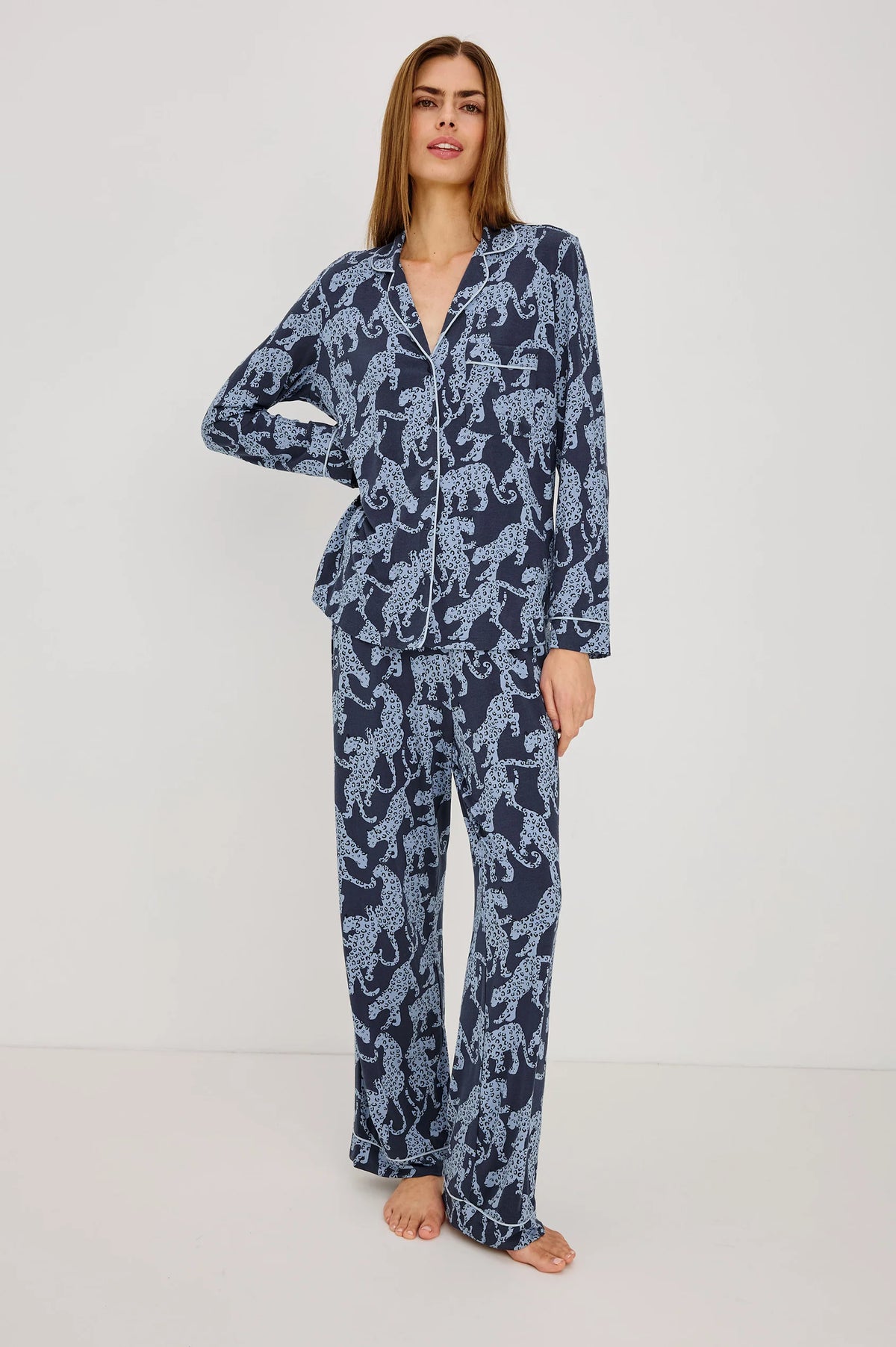 VARRA PAJAMA SET - MIDNIGHT JAGUAR