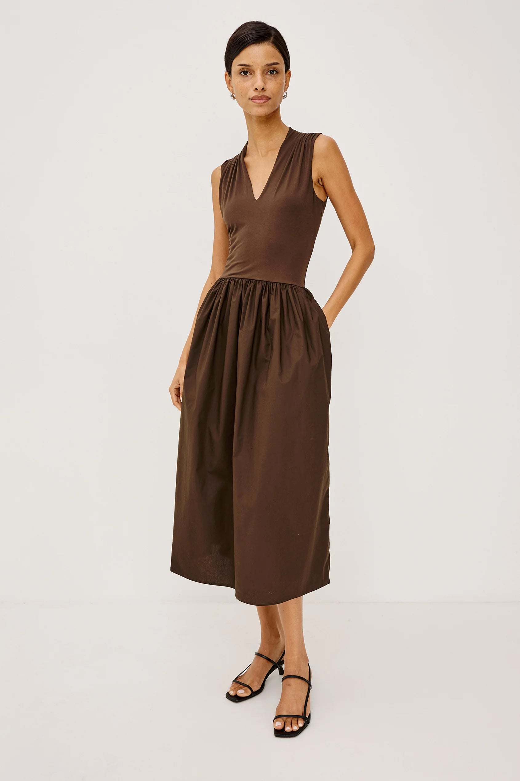 WINNIE DRESS - ESPRESSO
