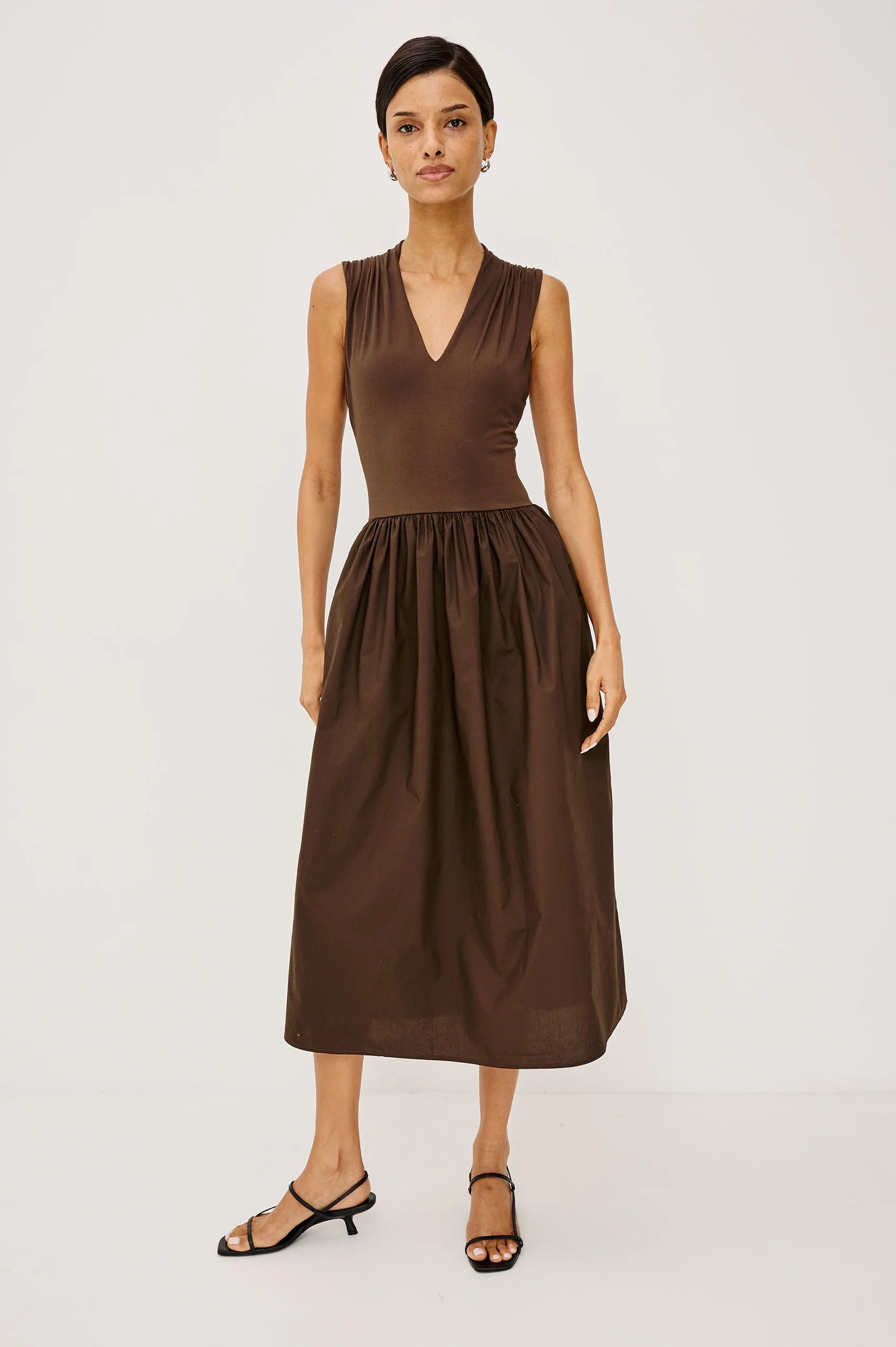 WINNIE DRESS - ESPRESSO
