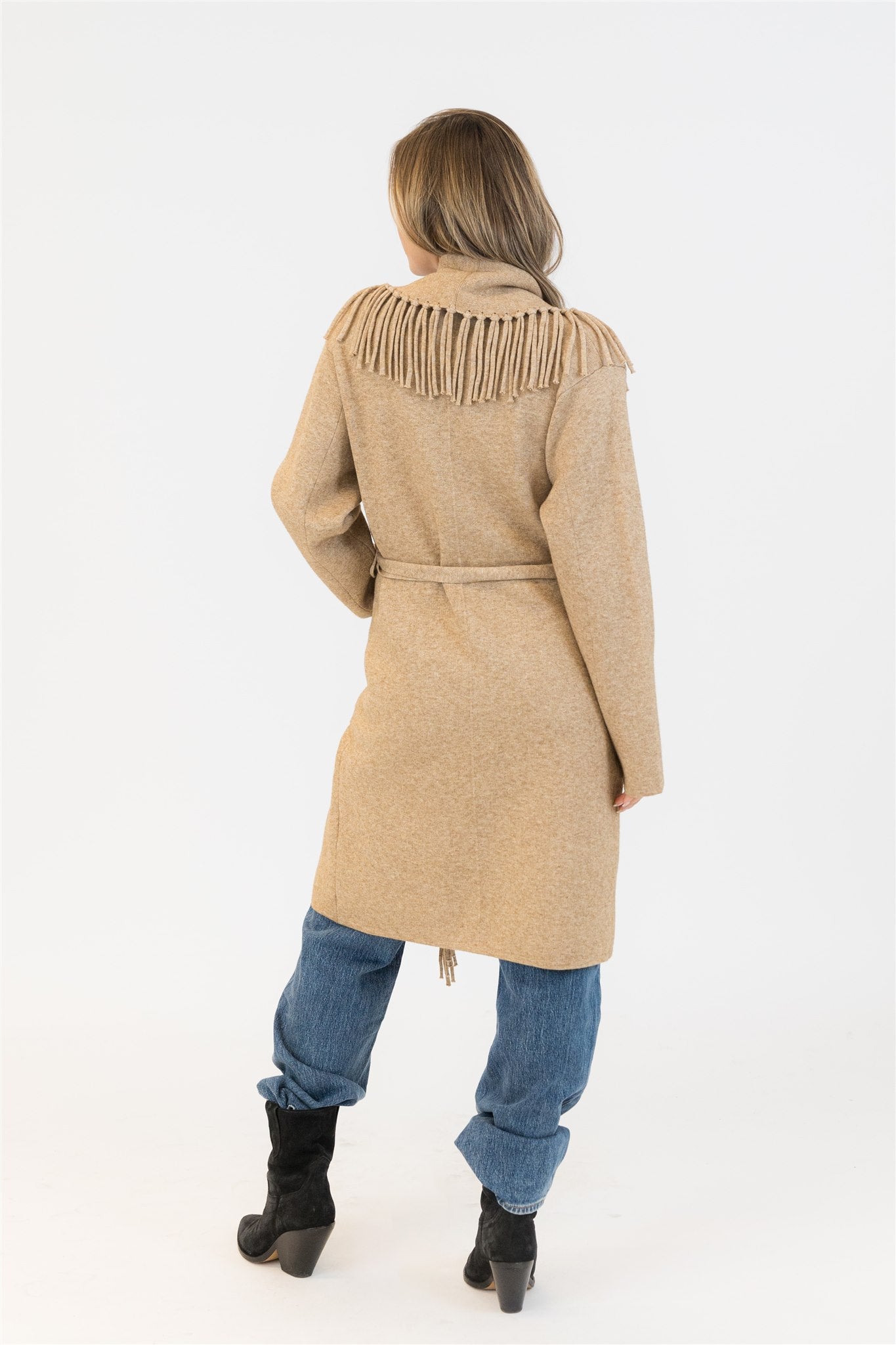 ZIGGY FRINGE COAT