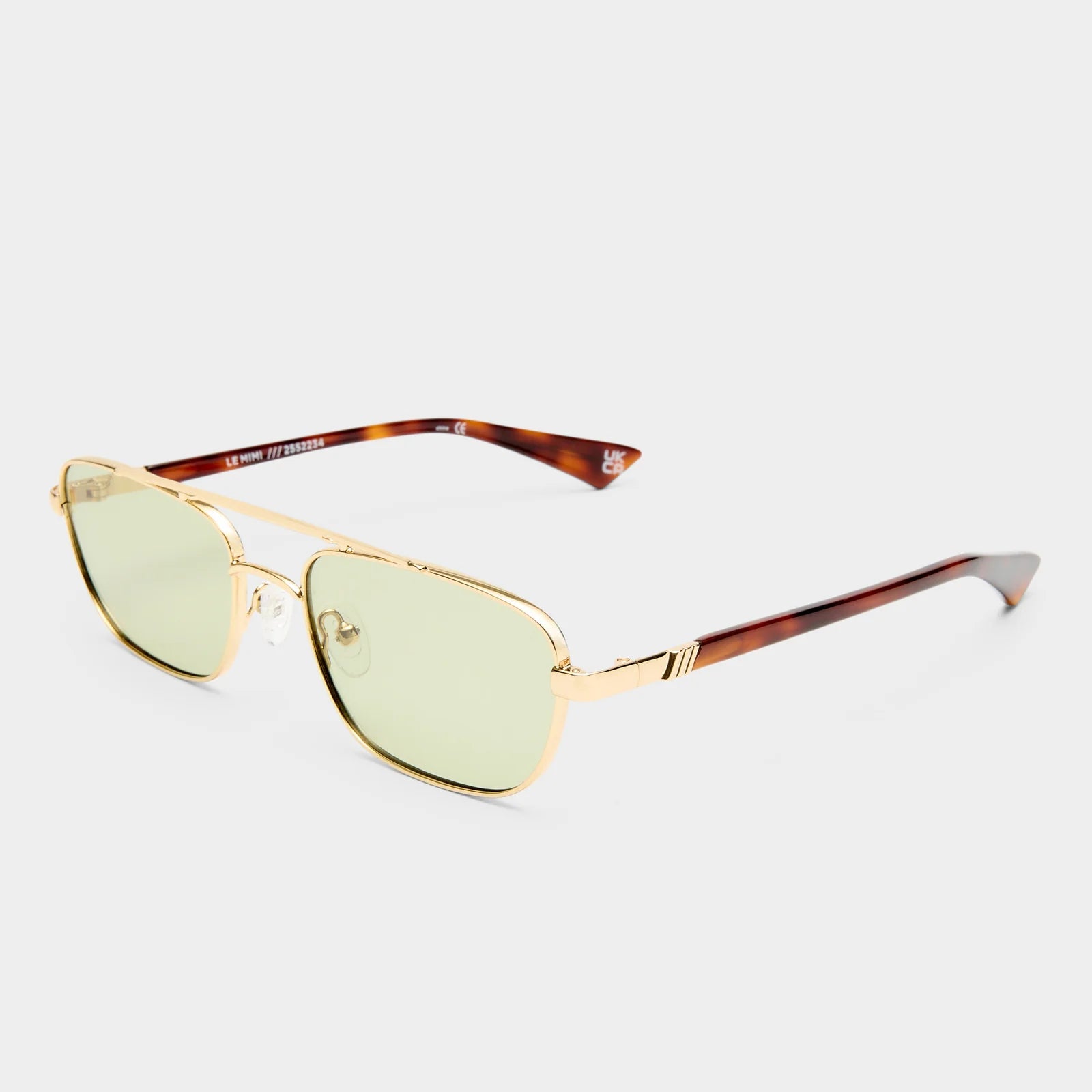 LE MIMI SUNGLASSES - GOLD MOSS MONO