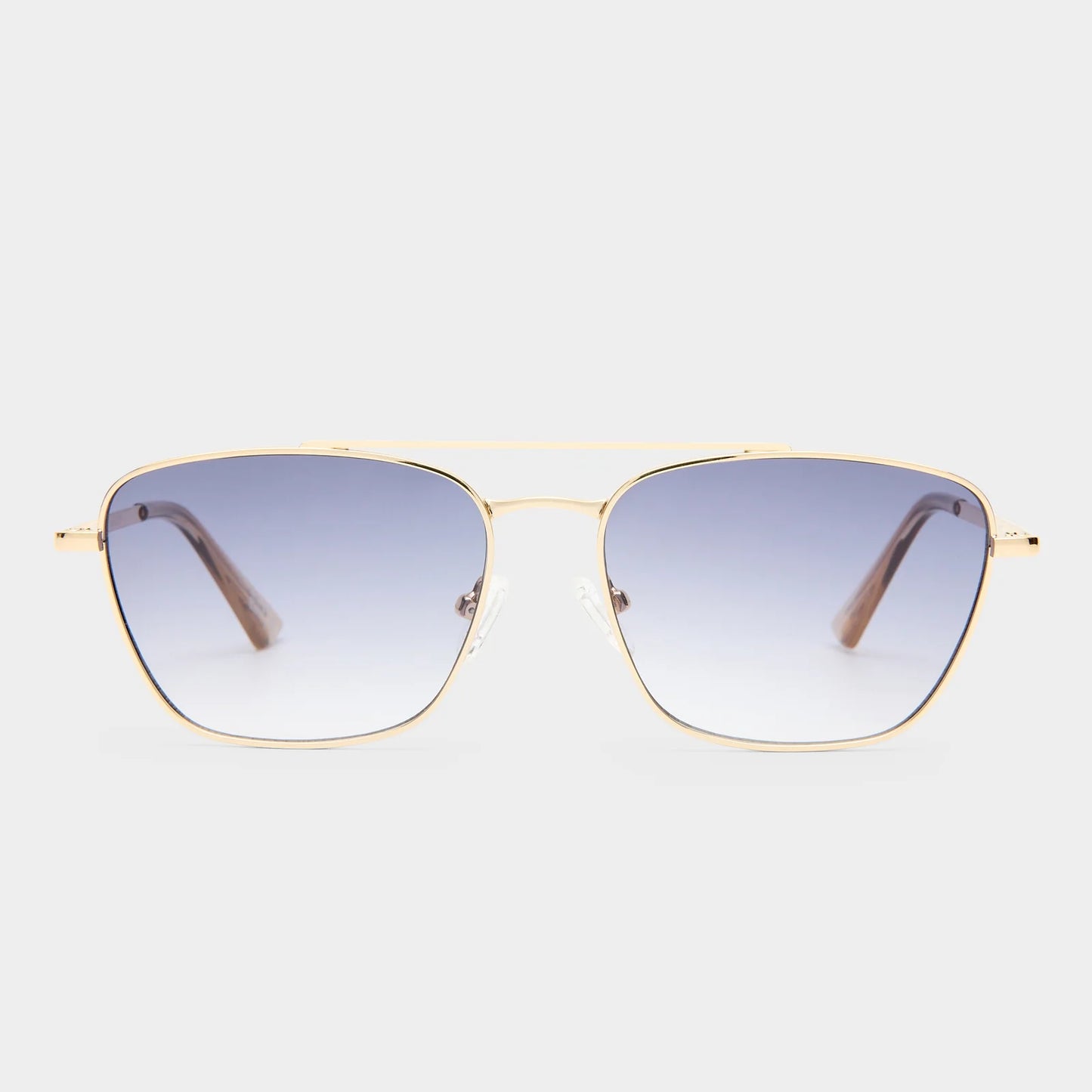 DIAMETRIC II SUNGLASSES - GOLD SMOKE