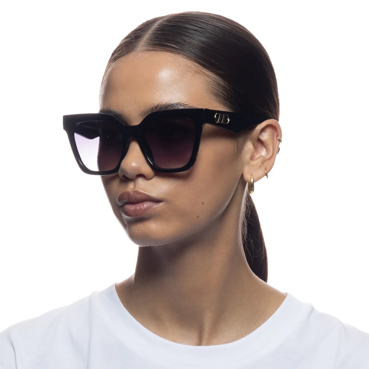 STAR GLOW SUNGLASSES - BLACK SMOKE