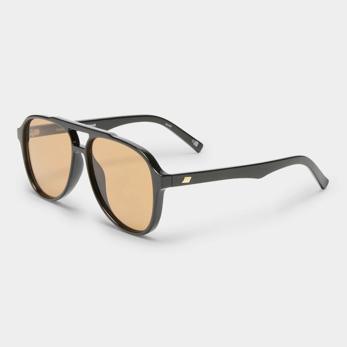 TRAGIC MAGIC SUNGLASSES - BLACK TAN TINT