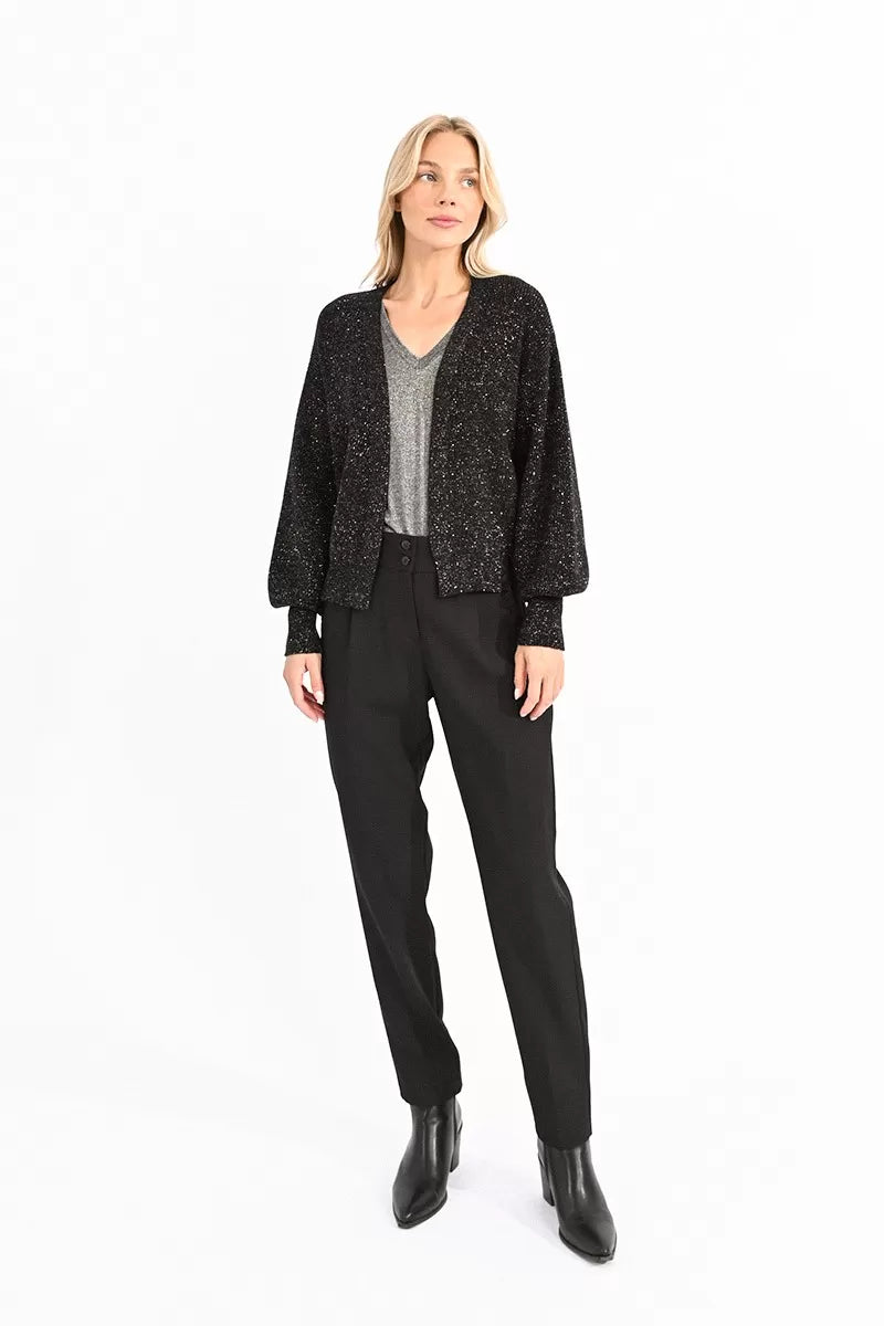JESSIE BALLOON SLEEVE CARDIGAN