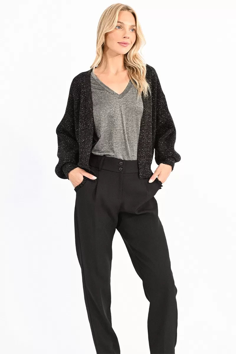 JESSIE BALLOON SLEEVE CARDIGAN