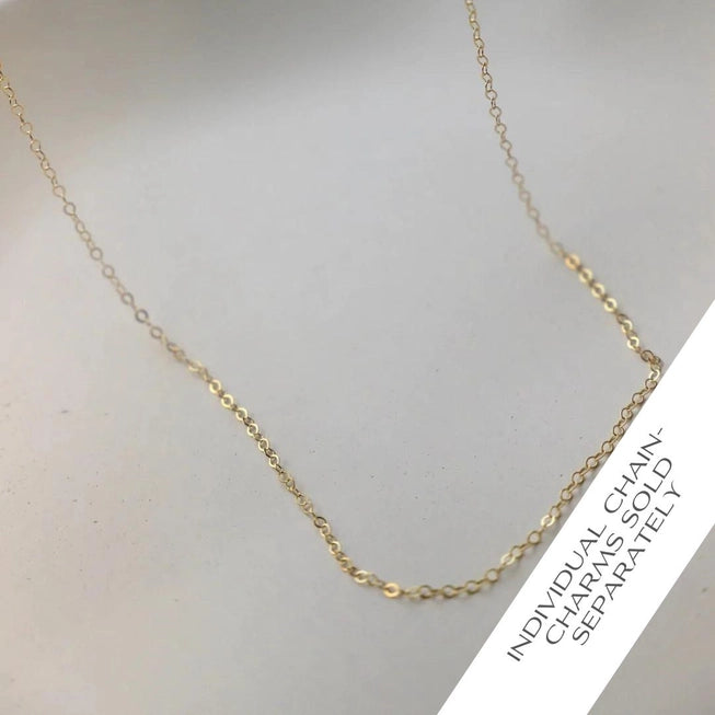 GOLD FILLED CABLE CHAIN (VARIOUS LENGTHS)