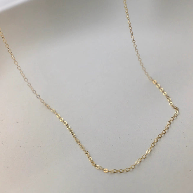 GOLD FILLED CABLE CHAIN (VARIOUS LENGTHS)