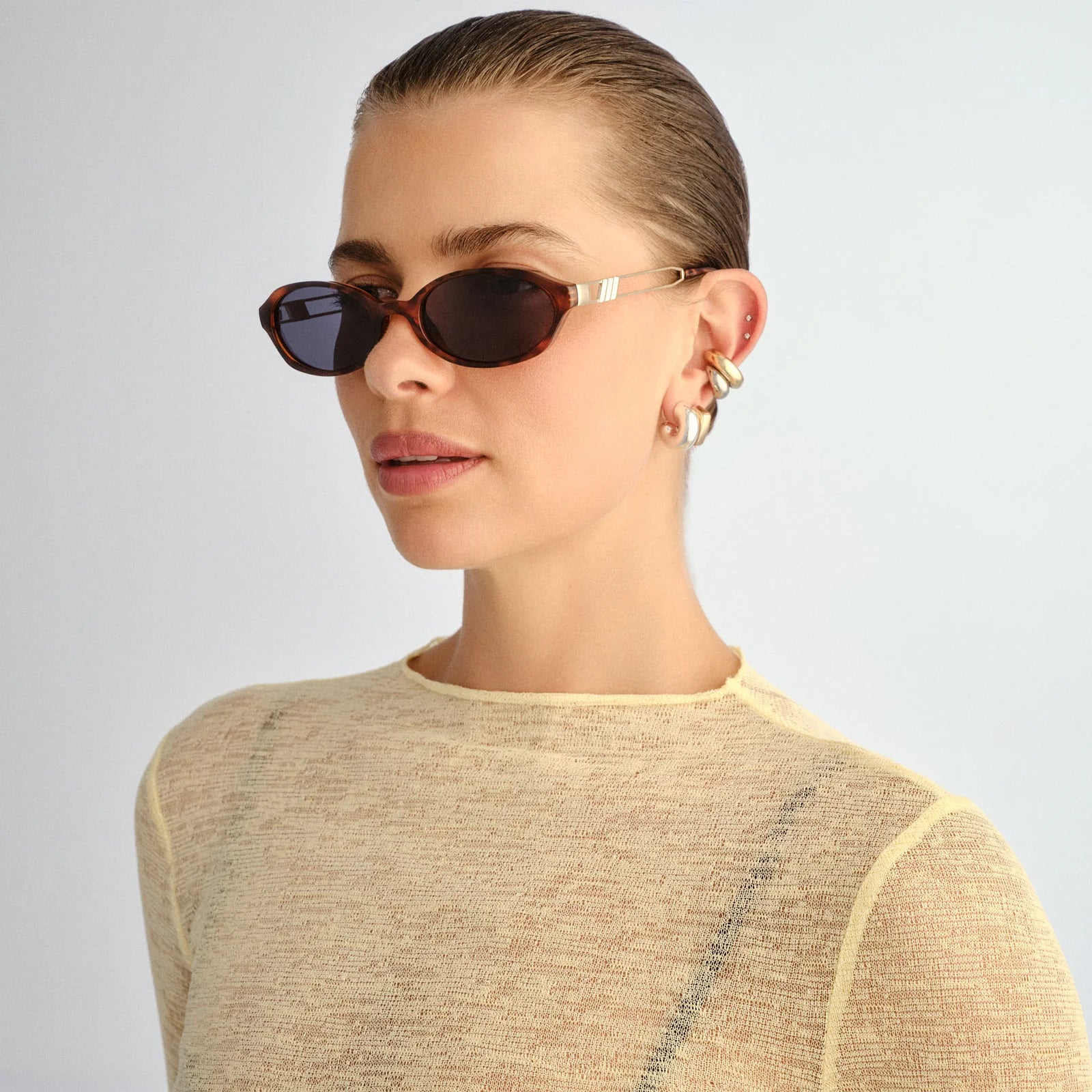 LUNITA SUNGLASSES - DARK TORT
