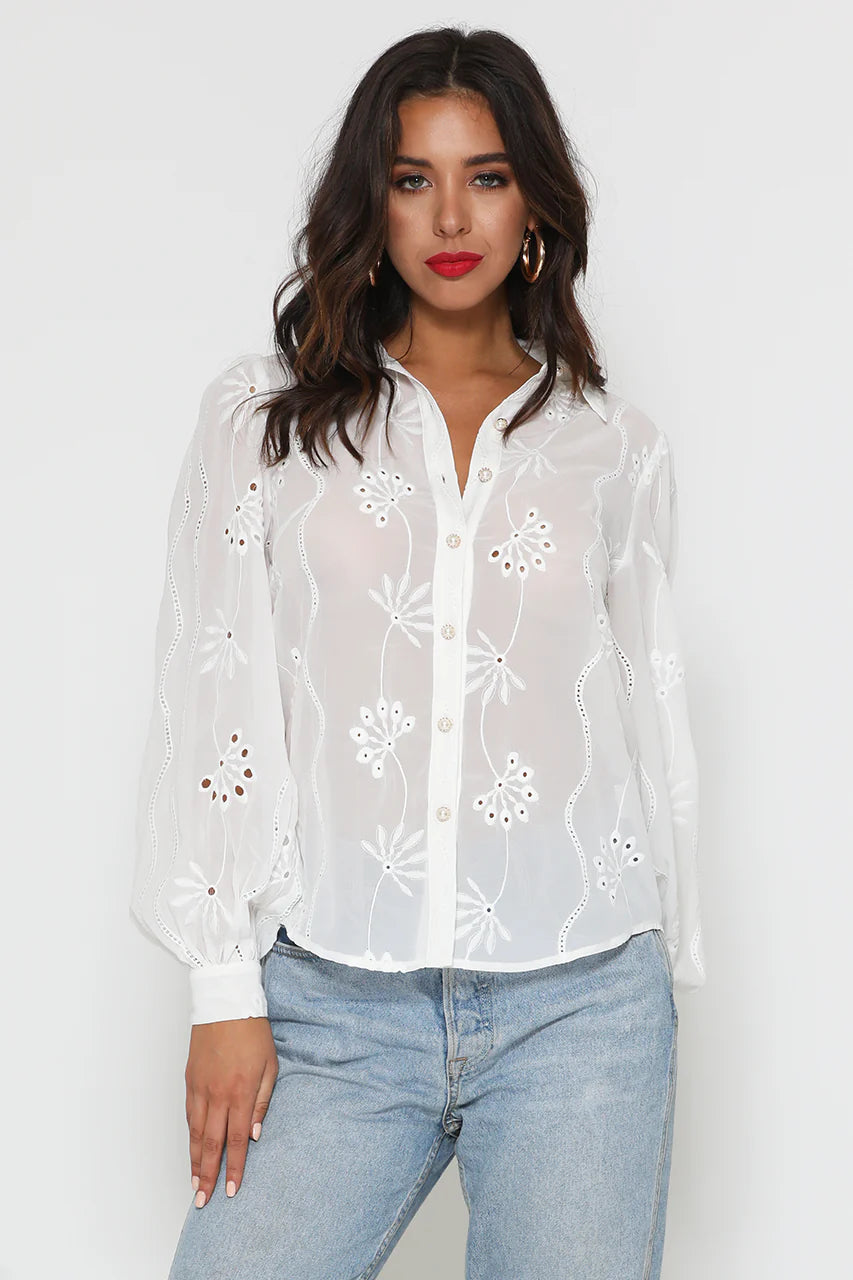 ELISE BLOUSE - WHITE