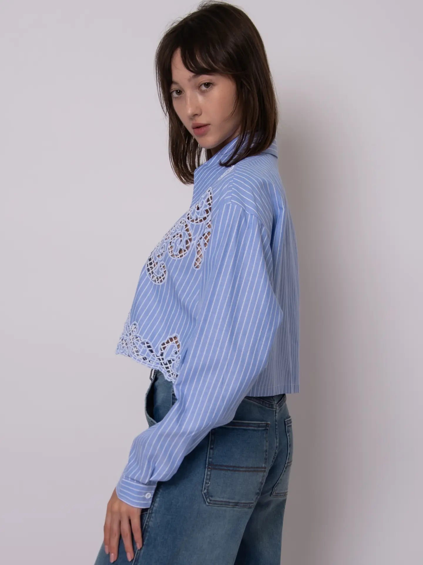 AYAMA EYELET SHIRT