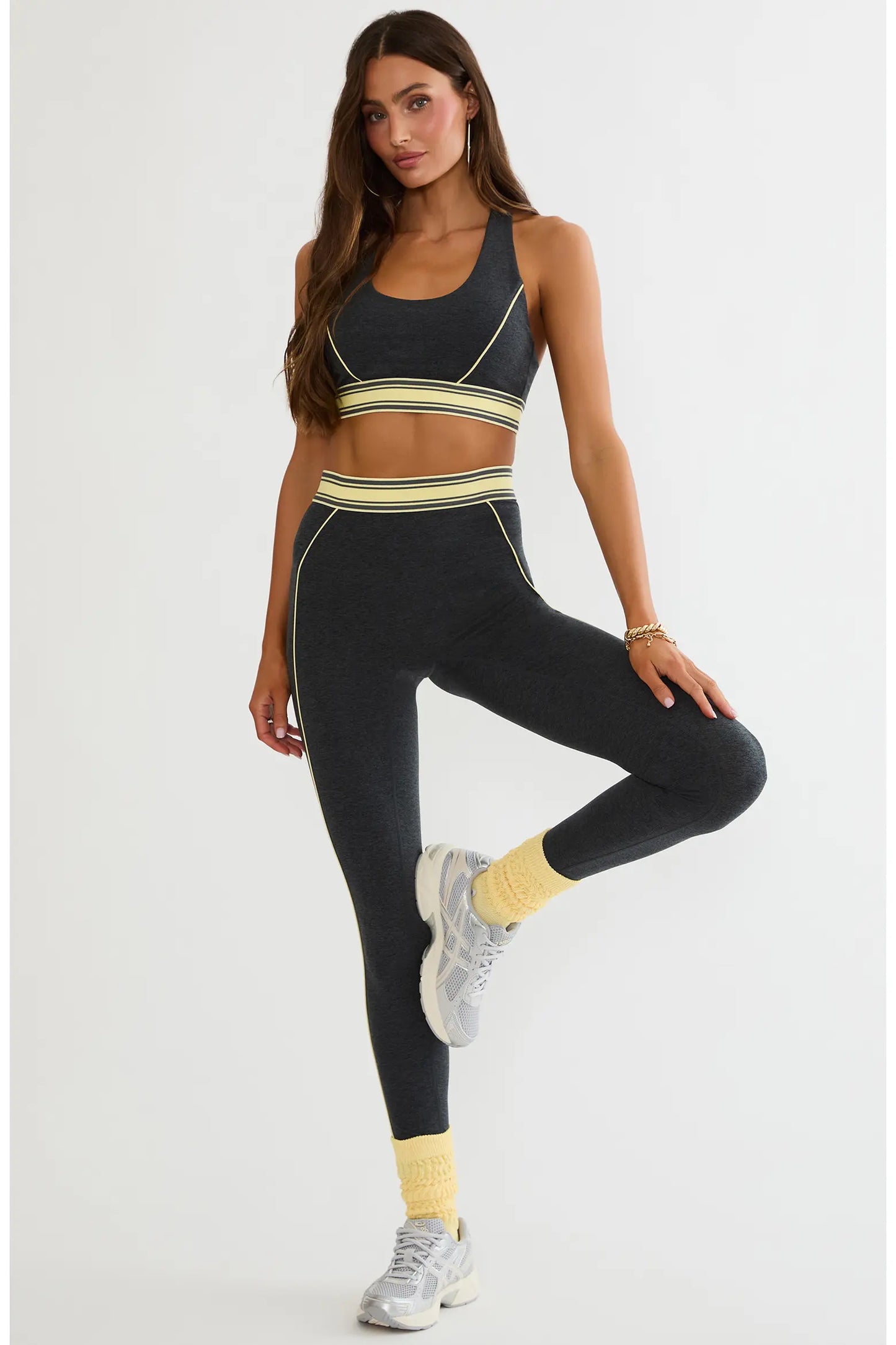 LUCILLE SPORTS BRA - BUTTER GRAY