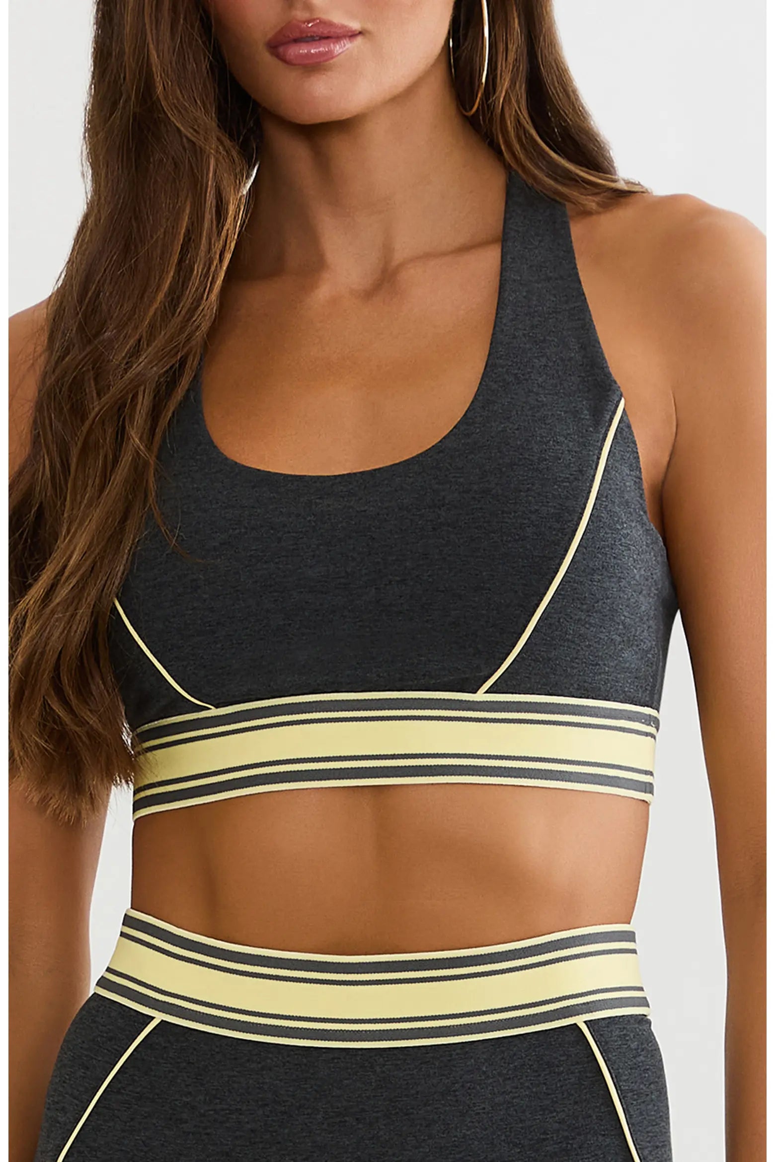 LUCILLE SPORTS BRA - BUTTER GRAY