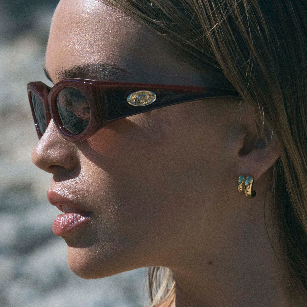 GLACIEM SUNGLASSES - BURGUNDY