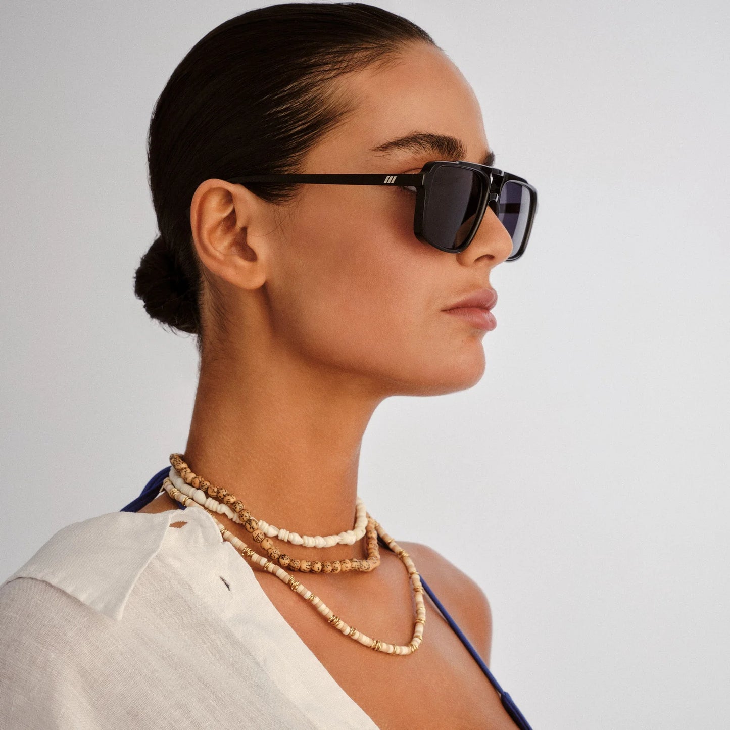 LE GARS SUNGLASSES - BLACK SMOKE MONO POLARISED