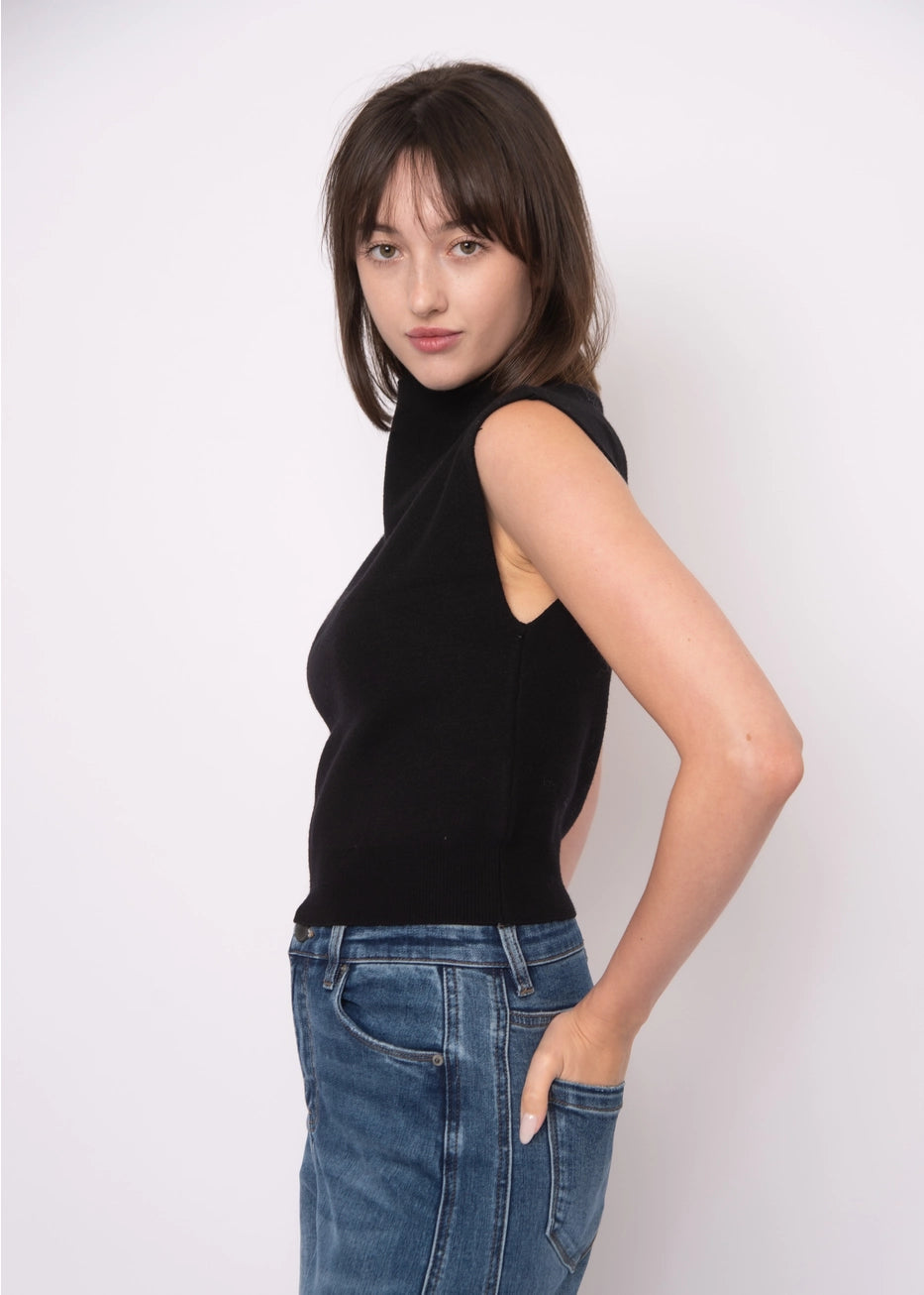 SELBY VEST - BLACK