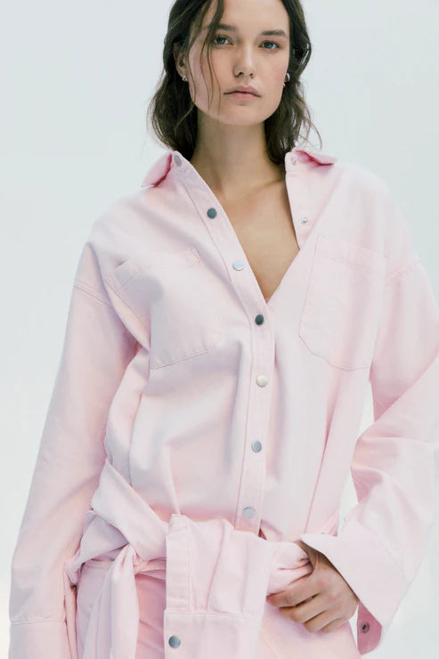 ELIN FLUID SHACKET - BLUSH