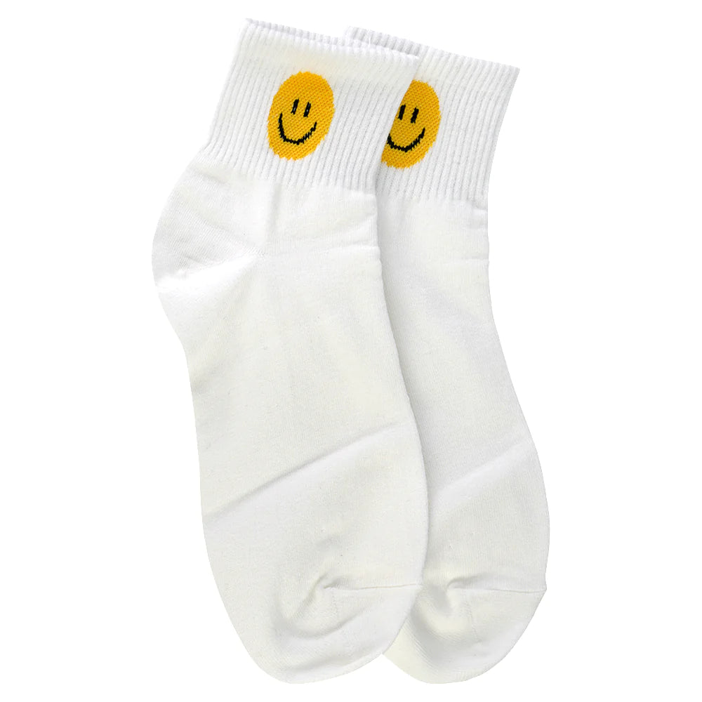 CREW SMILEY SOCKS (VARIOUS COLOURS)