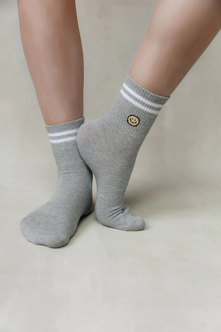 SMALL SMILEY STRIPE SOCKS