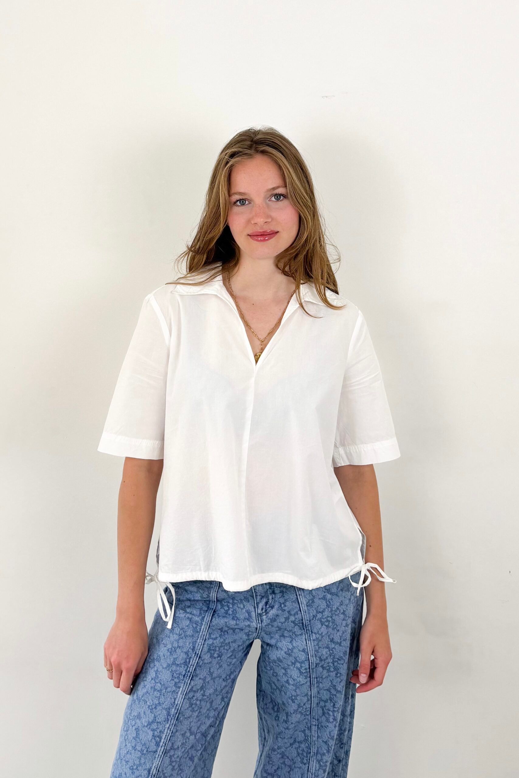 NUMIRAS BLOUSE - WHITE