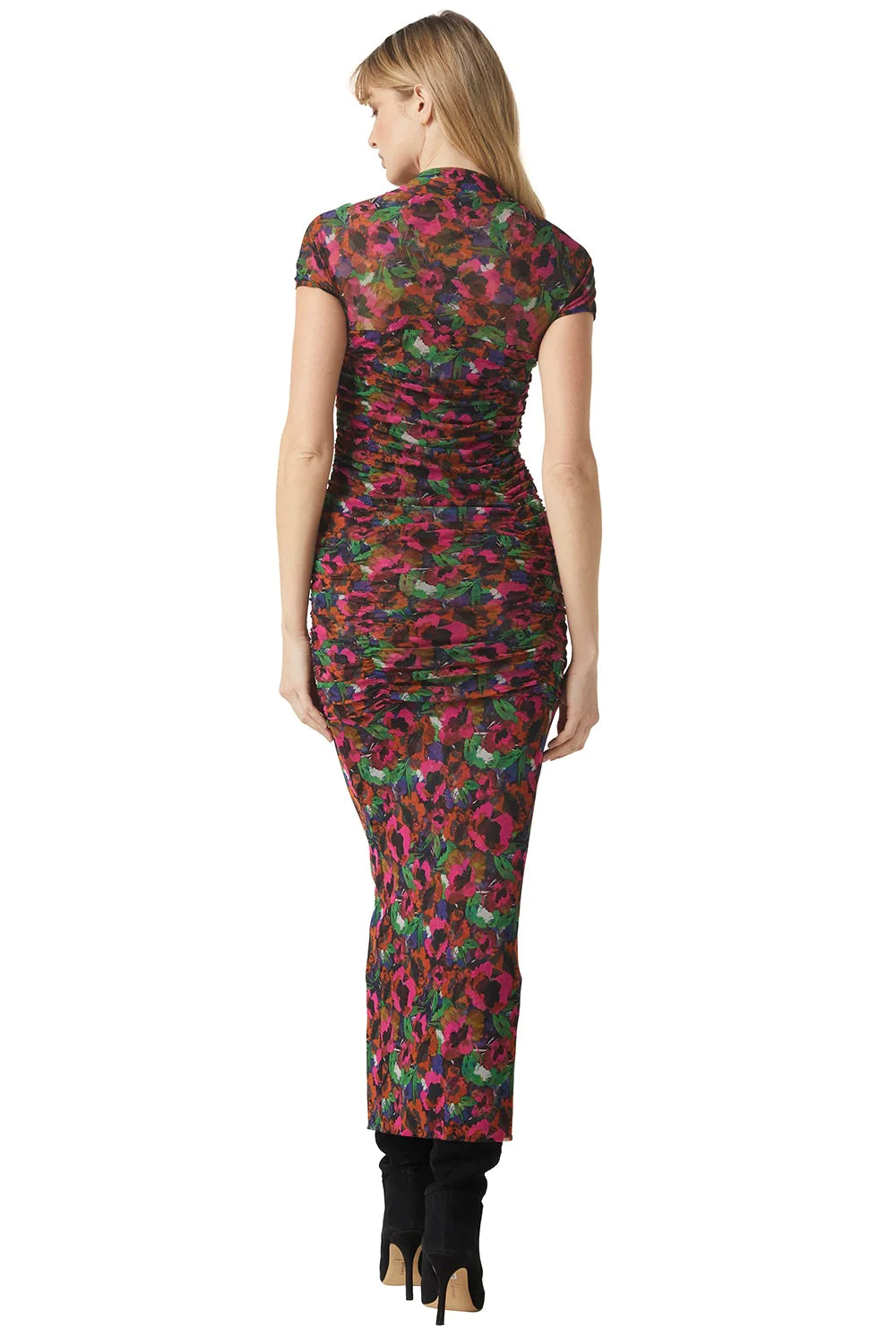 MARILYN DRESS - JEWEL TONE FLORA