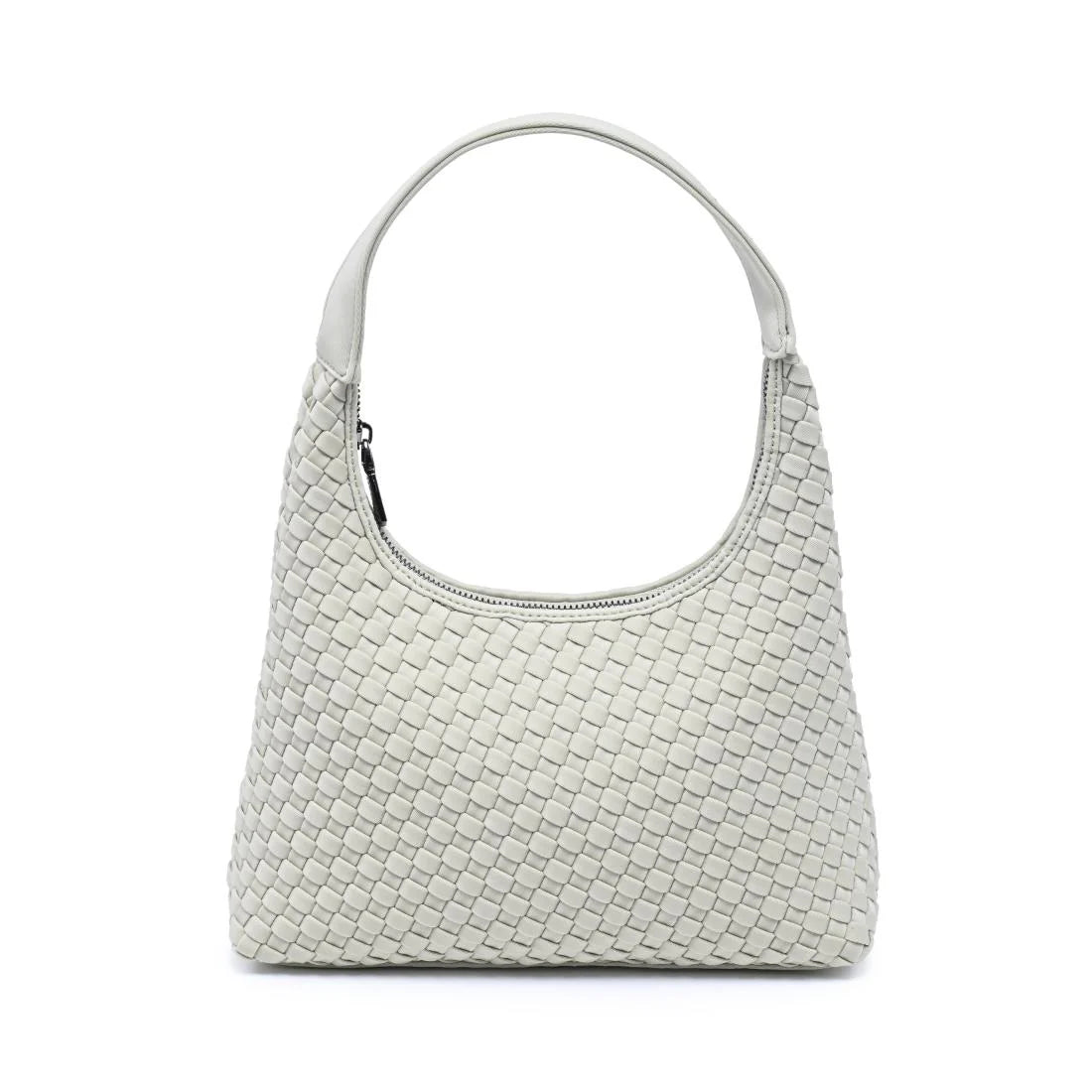 HARMONIA WOVEN SHOULDER BAG - SAGE