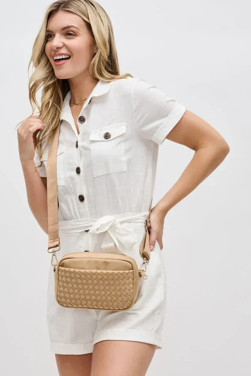 INSPIRATION - WOVEN NEOPRENE CROSSBODY BAG