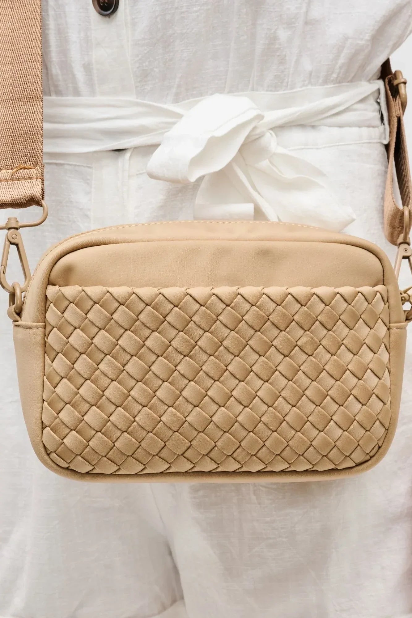 INSPIRATION - WOVEN NEOPRENE CROSSBODY BAG