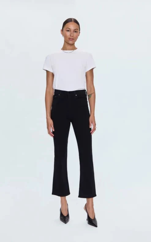 LENNON HIGH RISE PANT - NOIR
