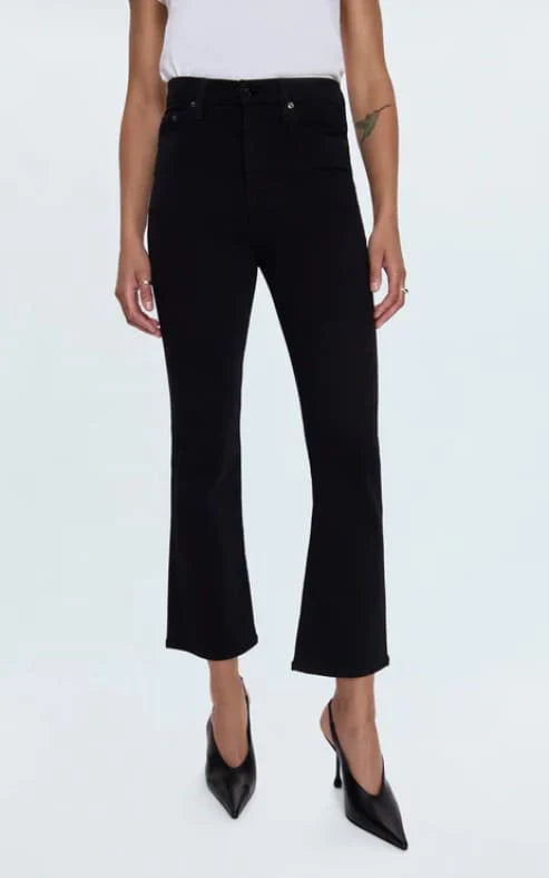 LENNON HIGH RISE PANT - NOIR