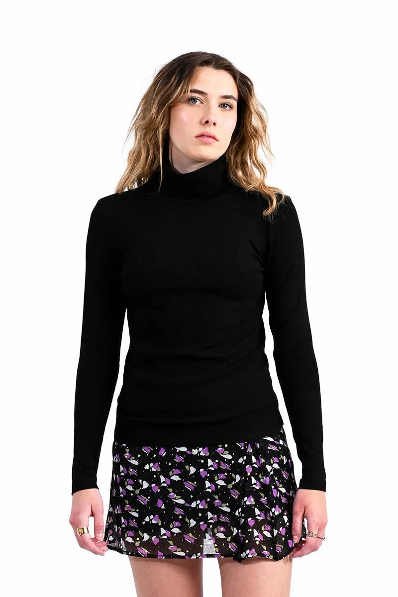 DIANA TURTLENECK - BLACK