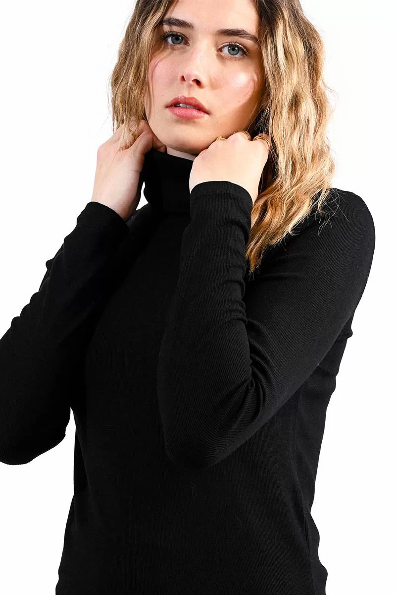 DIANA TURTLENECK - BLACK