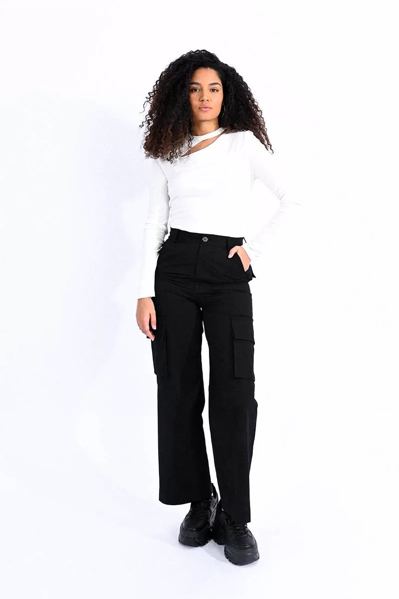 PAMELA WIDE CARGO PANTS