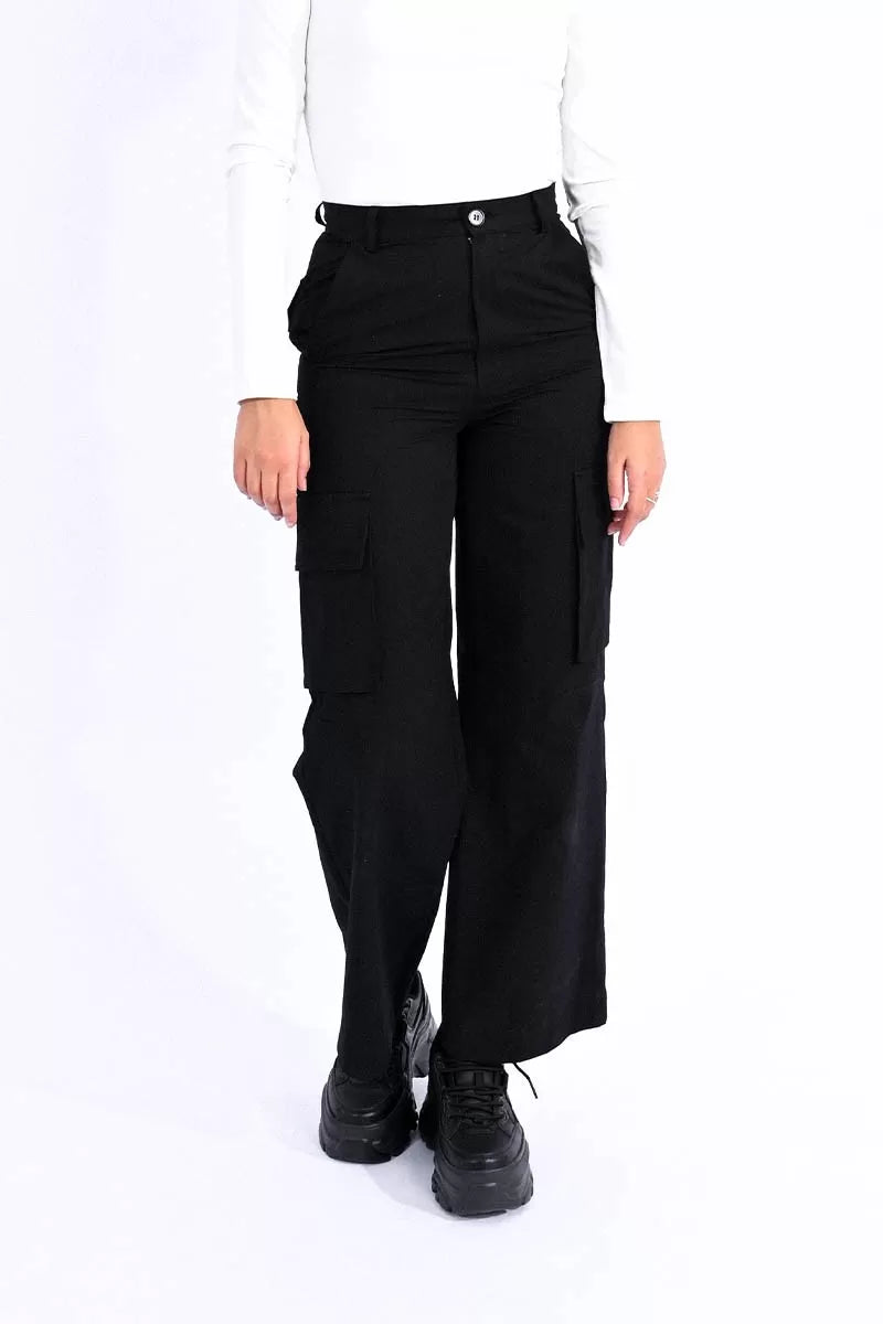 PAMELA WIDE CARGO PANTS