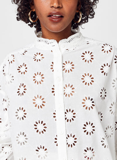 LEWIS EMBROIDERED BLOUSE