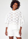LEWIS EMBROIDERED BLOUSE