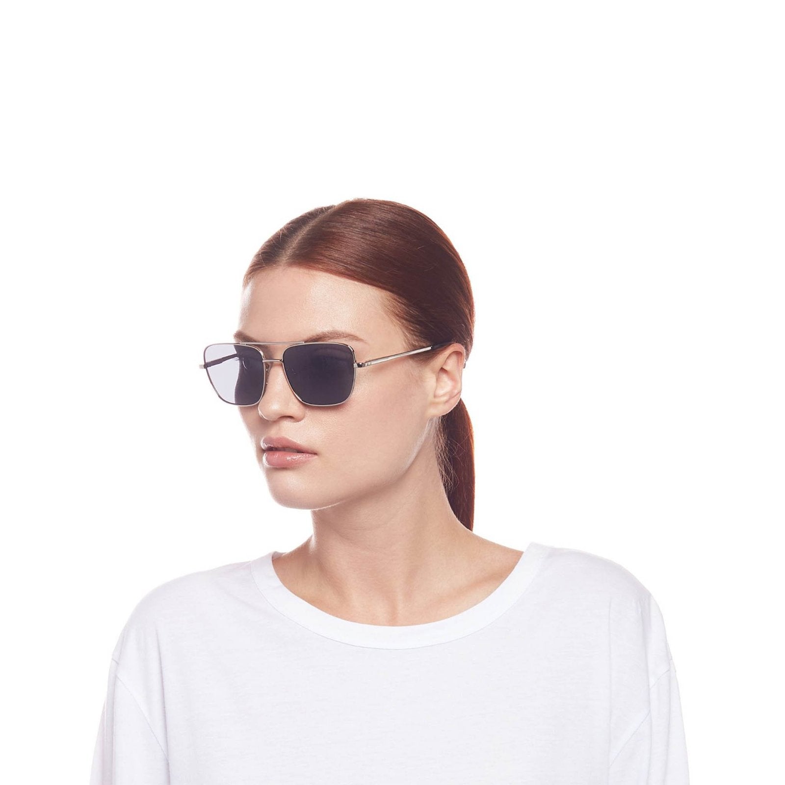 HERCULES SUNGLASSES - SILVER BLACK