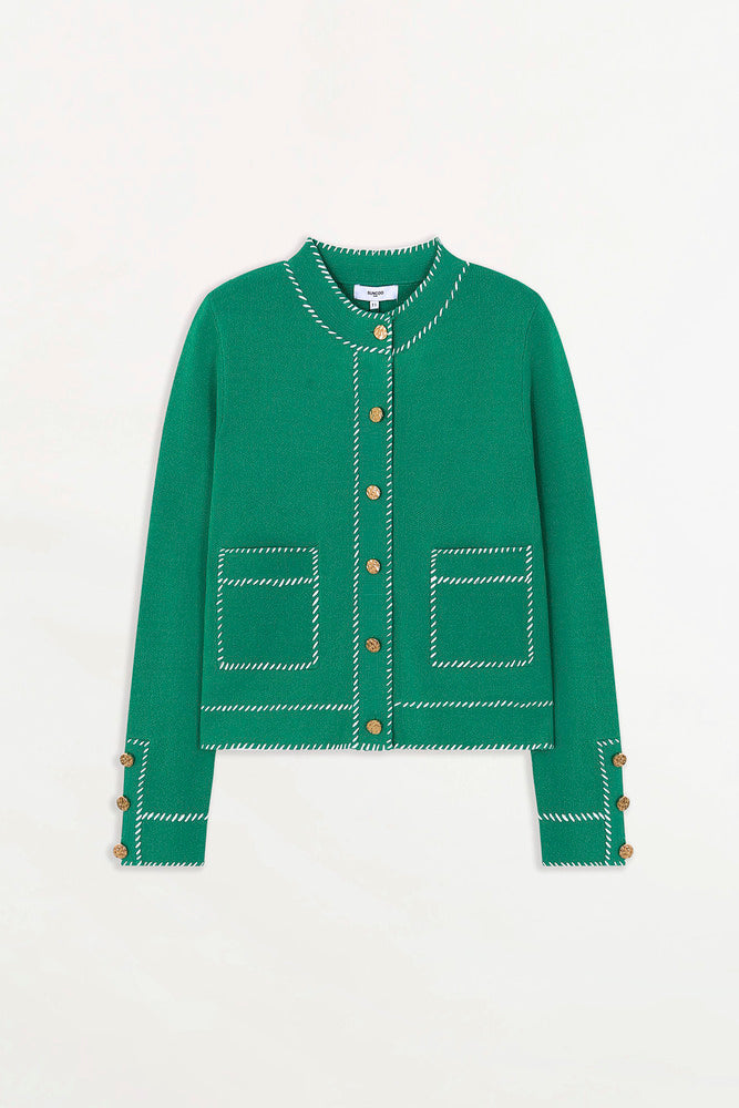 GABY CARDIGAN - VERT