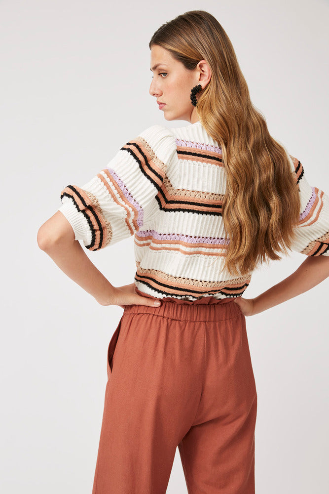 PANACO SWEATER - TERRACOTTA