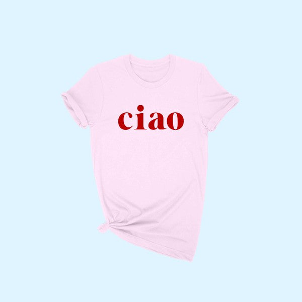 CIAO TEE - LIGHT PINK