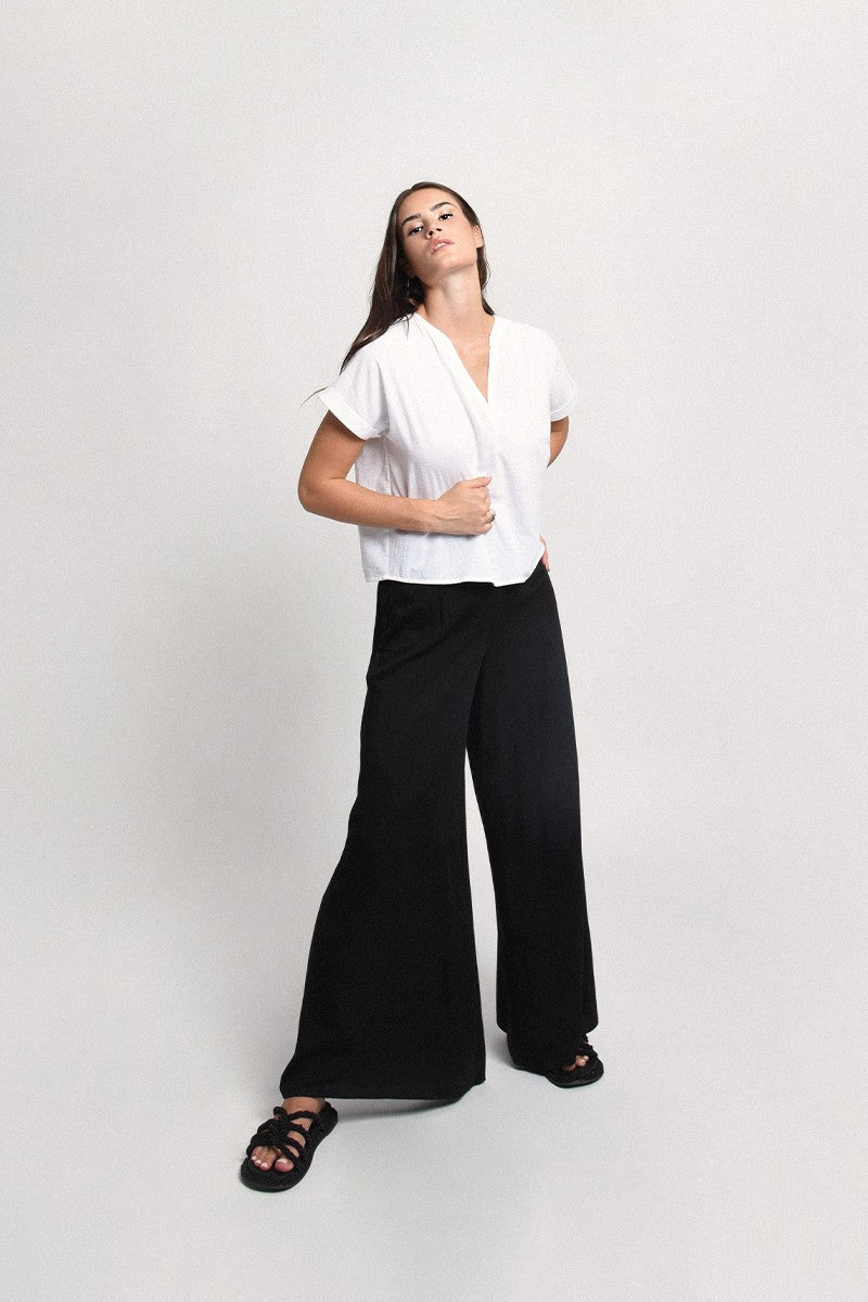 CHLOE PALAZZO OVERSIZED PANTS - White Cherry Boutique