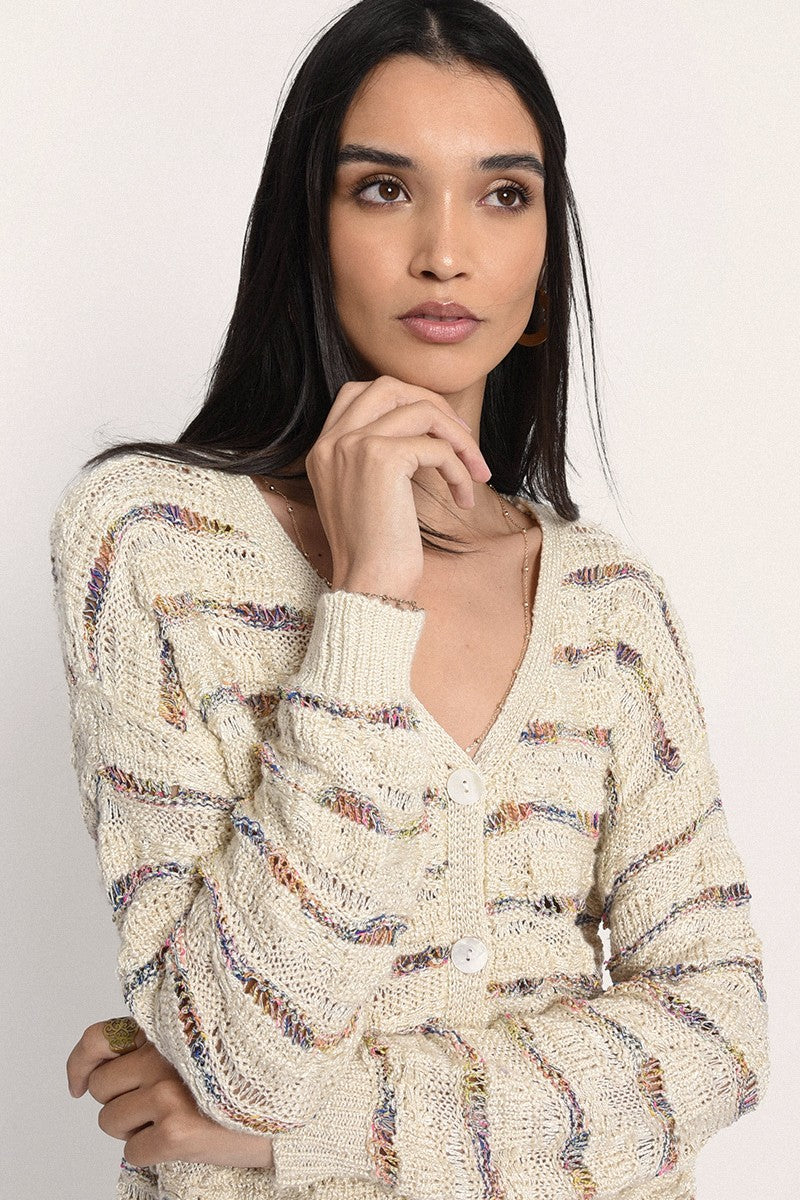 ABBY CARDIGAN - CREAM